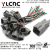 YLCNC 7222-6244-40 4 PIN Throttle motor plug Automotive wire harness disconnect connector