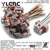 YLCNC 12052600 5 PIN Headlight Headlight connector Automotive harness socket