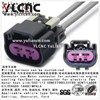 YLCNC 15454358 2 PIN Automotive Engine Cooling Fan Motor Connector Automotive Wire Harness Repair Connector