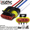 YLCNC 282088-1 4 PIN Hid Adapter Connector Wire Harness Electrical Connector