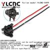 YLCNC 2 PIN Halogen H7 Headlight Taillight Socket Automotive Wire Harness Plug