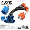 YLCNC 3 PIN Automotive LED Hid Headlight Ceramic Harness Automotive Wire Harness Accessory Kit