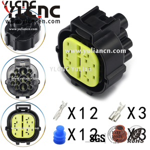 YLCNC 2-85262-1 15 PIN Car Radar Harness Plug DJ71516Y-1.8/6.3-200-P