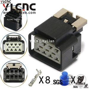 YLCNC 15459914 8 PIN Ac Heater Climate Fan Speed Control Connector DJ7088K-2.8-200-P