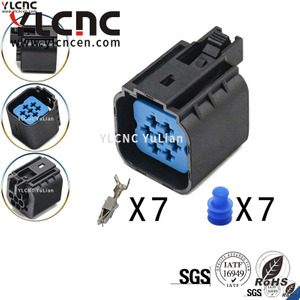 YLCNC 3U2Z-14S411-YGA 7 PIN Throttle Position Sensor Connector DJ7078-3.5-200-P