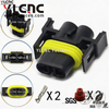 YLCNC 12124819 2 PIN H8/H9/H11 Fog Lamp Xenon Lamp Plug DJY7028-2.8-200