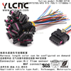 YLCNC 4F0973705 5 PIN Air flow sensor connector Automotive wire harness disconnect connector