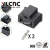 YLCNC 3 PIN H11 H4 H7 Tail Shaped Ceramic Fog Lamp LED Lamp Headlight Connector Wire Harness Socket