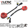 YLCNC 2 PIN D2C Dual Contact Lamp Holder D2C Lamp Holder Harness Sealed Auto Wire Harness Plug