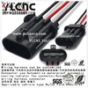 YLCNC 12124686 3 PIN Automotive Waterproof Automatic Cooling Radiator Fan Connector Automotive Wire Harness Accessory Kit