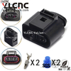YLCNC 1K0 973 202 2 PIN Car Coolant Temperature Sensor Plug DJ7025YA-3.5-200-P