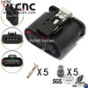 YLCNC 9408621 5 PIN Adjust The Solenoid Valve Plug DJ70515A-1.2-200-P