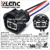 YLCNC Mg641744-5 4 PIN Automotive Cooling Fan Motor Wiring Harness Connector Sealed Auto Wire Harness Plug