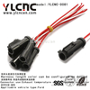 YLCNC 2 PIN Exhaust Temperature Sensor Harness Connector Automotive Wire Harness Accessory Kit