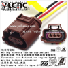 YLCNC 8k0 973 703 3 PIN Automotive Engine Knock Sensor Wiring Harness Connector Multi Way Wire Harness Connector