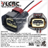 YLCNC 7283-5596-10 2 PIN Automobile Vacuum Pump Sensor Plug Automotive Wire Harness Junction Plug