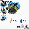 YLCNC 12146047 4 PIN Oxygen Sensor Connector DJ7051B-1.65-200