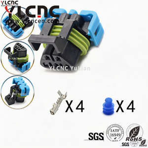 YLCNC 12146047 4 PIN Oxygen Sensor Connector DJ7051B-1.65-200
