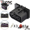 YLCNC 1J0 906 233 3 PIN Automotive Electronic Fan Radiator Connector DJ70328-6.3-200-P