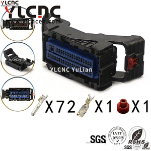 YLCNC 34566-7353 73 PIN Engine Computer Board Plug DJ7733YA-0.6/4.8-200-A7-P