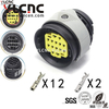 YLCNC 10847366 12 PIN Car Headlight Connector DJ7148-1.5/2.8-200