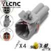YLCNC 6188-0217 4 PIN Automobile Headlight Fog Lamp DJ7043A-2-108-P
