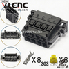 YLCNC 037545528 8 PIN Headlights, Center Control, Instrumentation, Doors, Chassis, Trunk, Engine Side，Tail Light Plug DJ70827A-2.5-210