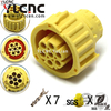 YLCNC 1813137 7 PIN Turn Signal, Anti-fog Light And Rear Taillight Connectors DJ3072Y-1.5-203-P