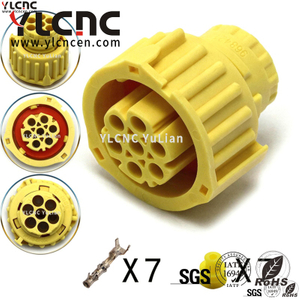 YLCNC 1813137 7 PIN Turn Signal, Anti-fog Light And Rear Taillight Connectors DJ3072Y-1.5-203-P