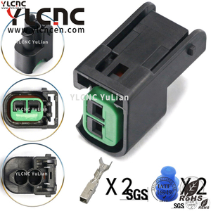 YLCNC HP6181-0512 2 PIN Engine Fuel Injector Wiring Harness Connector DJ7027FB-2.2-200-P