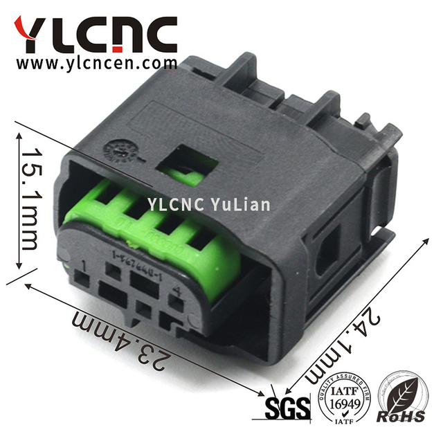 YLCNC 1-967640-1 4 PIN Tire Pressure Monitoring Plug DJ7041-0.6-200