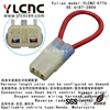 YLCNC 6187-2804 2 PIN Seat belt control bypass plug wire harness socket