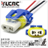 YLCNC 2 PIN Ceramic 9005 Lamp Socket, Headlamp, Fog Lamp, Wiring Harness Socket Wire Harness Electrical Connector