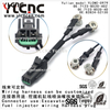 YLCNC 7123-8520-40z 2 PIN Excavator Cylinder Wire Fuel Injector Wiring Harness Plug Waterproof Harness Plug