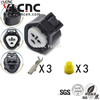 YLCNC 90980-11016 3 PIN Fog Lamp Headlamp Motor Plug DJ7038A-2.2-200