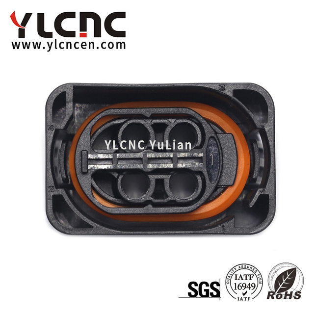 YLCNC 1-1452361-2 4 PIN Car Gasoline Pump Fuel Pump Connector DJ30451A-2.5-200-Y