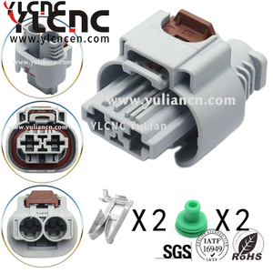 YLCNC 1544678-3 2 PIN Automotive Temperature Sensor Connector DJ7023YA-8-21