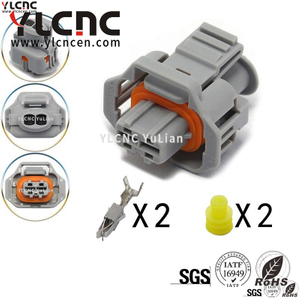 YLCNC 1928403920 2 PIN Common Rail Injector Plug DJ7029A-3.5-208