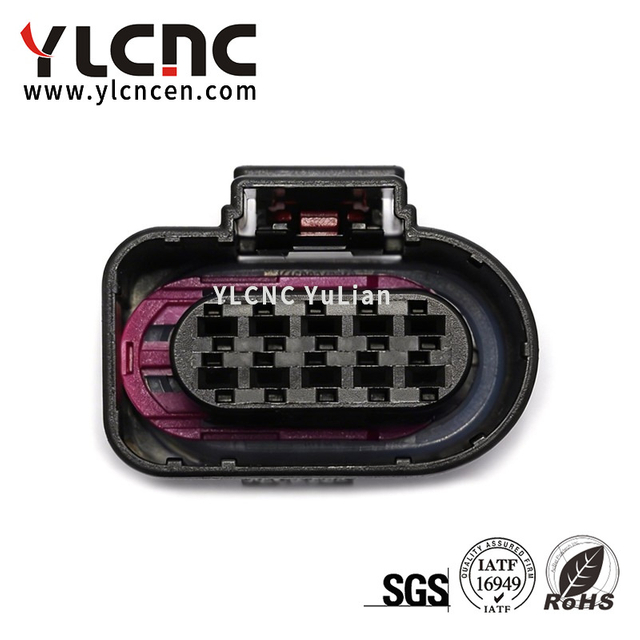 YLCNC 4H0 973 715A 10 PIN Car Door Lock Radar Harness Plug DJ71051-1.5-200-P