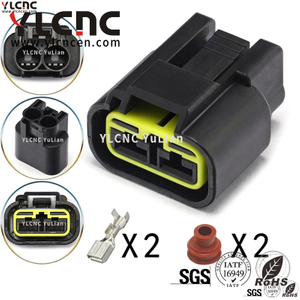 YLCNC QLW-A-2F-B 2 PIN Cooling Fan Plug DJ7023YB-6.3-200-P