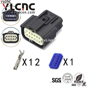YLCNC 33472-1206 12 PIN Headlight Connector DJ71216A-1.5-200