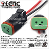 YLCNC Dt06-2s-e004 2 PIN Automotive Diode Dynamic Rgbw 24-key M8 Rf Controller Connector Automotive Wire Harness Plug