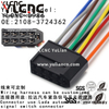 YLCNC 2108-3724362 8 PIN Lada Automotive Emergency Signal Switch Connector Automotive Wiring Harness Connector