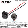 YLCNC 2 PIN Air Compressor Bulb Generator Fog Light Automotive Wiring Harness Connector