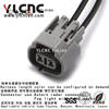 YLCNC 6189-0031 2 PIN Astern Radar Connector Automotive Wire Harness Cable Assembly