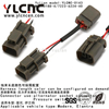 YLCNC Mg640188-4 2 PIN Pressure Switch Plug Automotive Wire Harness Cable Assembly