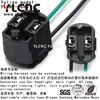 YLCNC 2108200013 2 PIN Car Headlight, Main Light, H7 Lamp, Day Automotive Wire Harness Junction Plug
