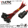 YLCNC 2 PIN Car Headlight High Beam Socket Wire Harness Electrical Connector