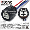 YLCNC 6189-0694 4 PIN Automobile Generator Regulator Wiring Harness Plug Waterproof Harness Plug