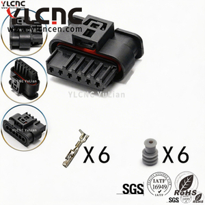 YLCNC 805-124-561 6 PIN Gas Pedal Sensor Plug DJ7061D-1.2-200
